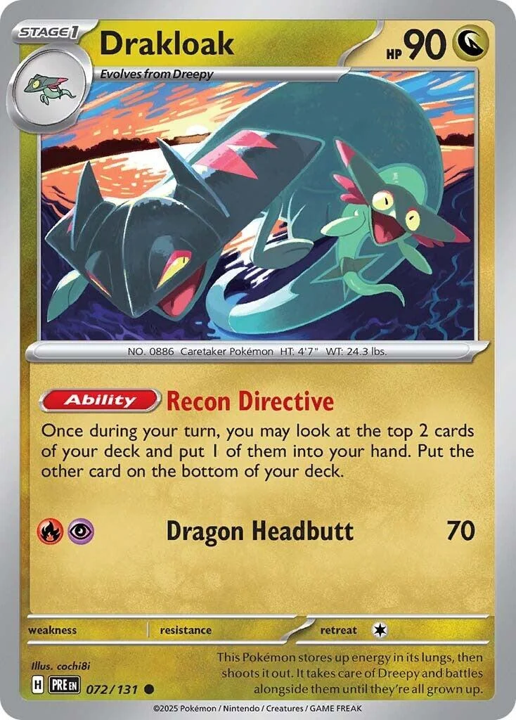 Drakloak (072/131) (SV: Prismatic Evolutions)