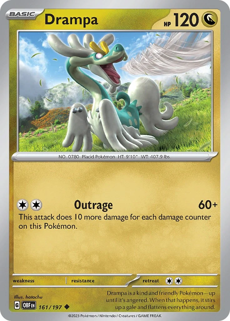 Drampa (161/197) (SV03: Obsidian Flames)