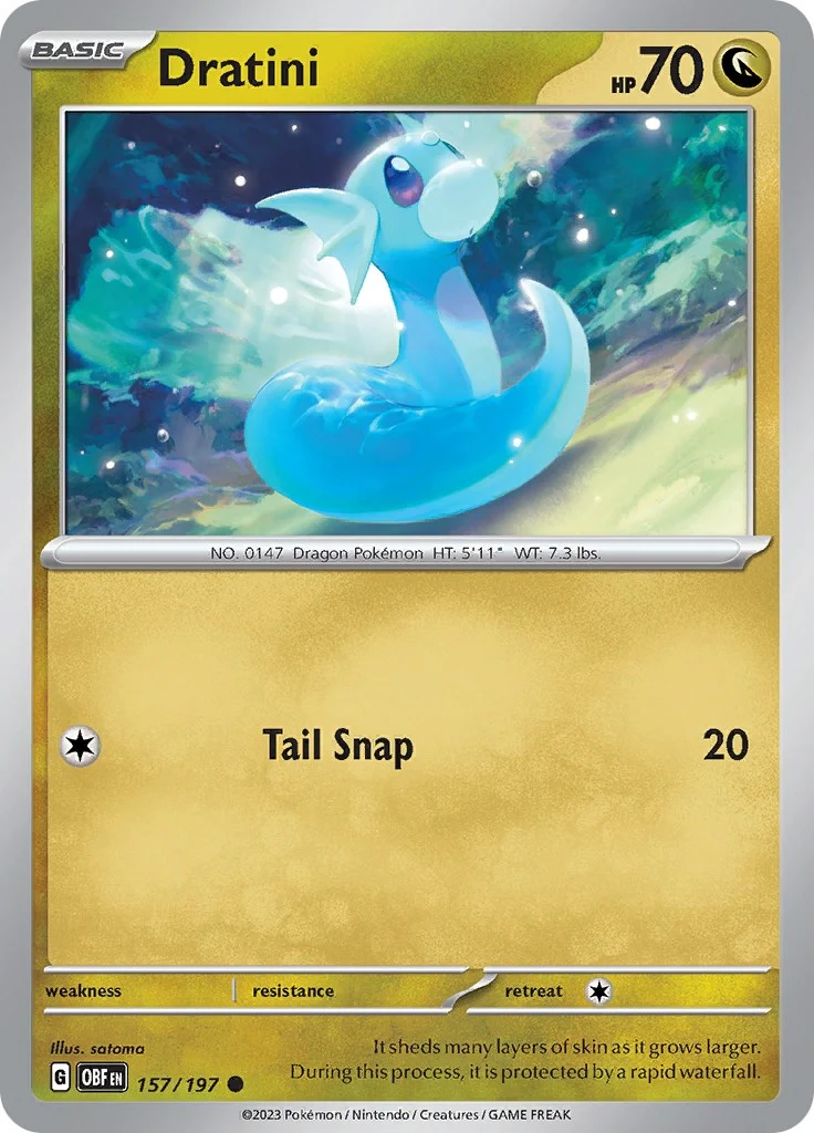 Dratini (157/197) (SV03: Obsidian Flames)
