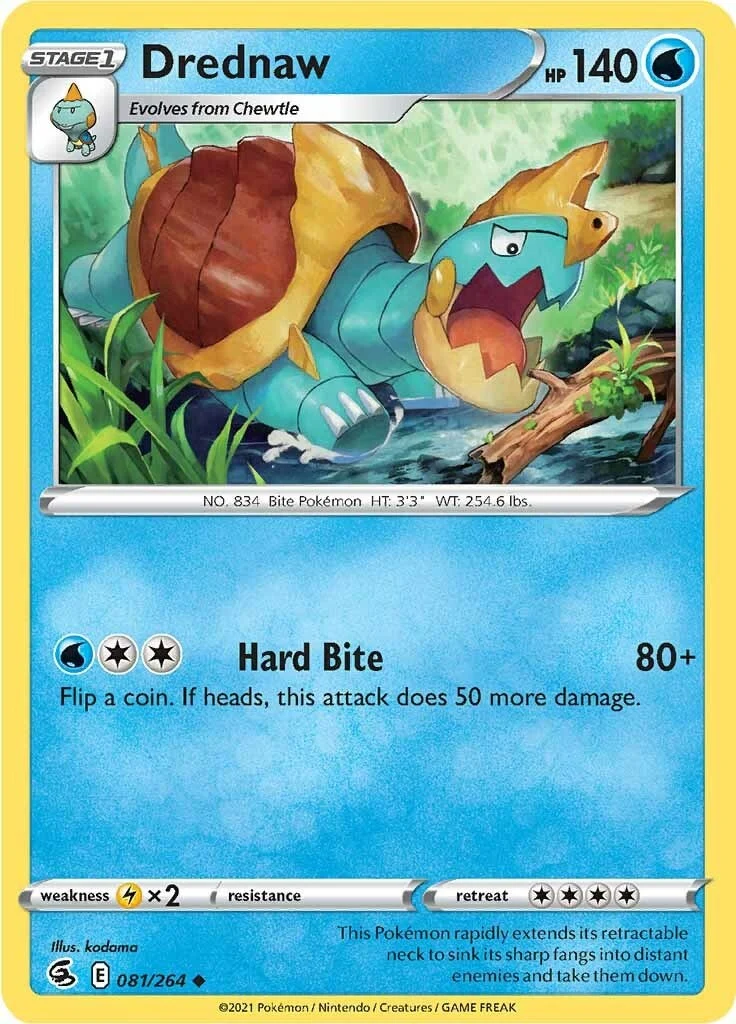 Drednaw (081/264) (SWSH08: Fusion Strike)