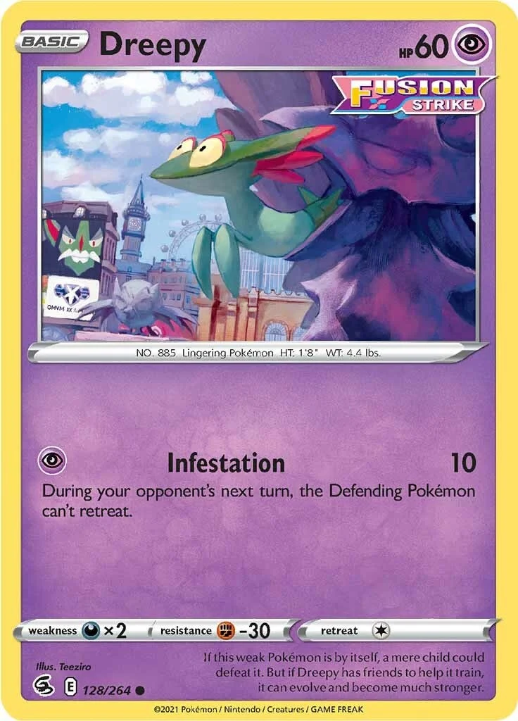 Dreepy (128/264) (SWSH08: Fusion Strike)