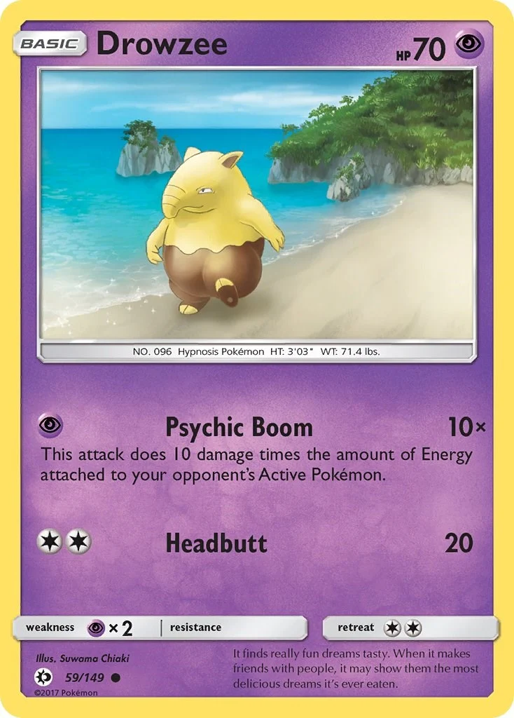 Drowzee (59/149) (SM Base Set)