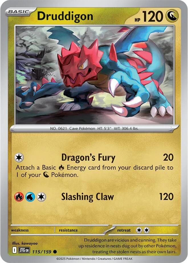 Druddigon (115/159) (SV09: Journey Together)