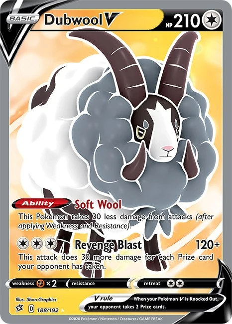 Dubwool V (Full Art) (188/192) (SWSH02: Rebel Clash)