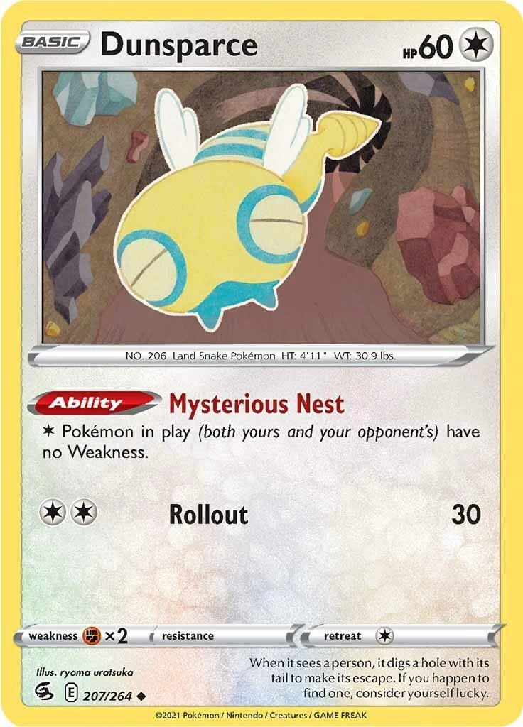 Dunsparce (207/264) (SWSH08: Fusion Strike)