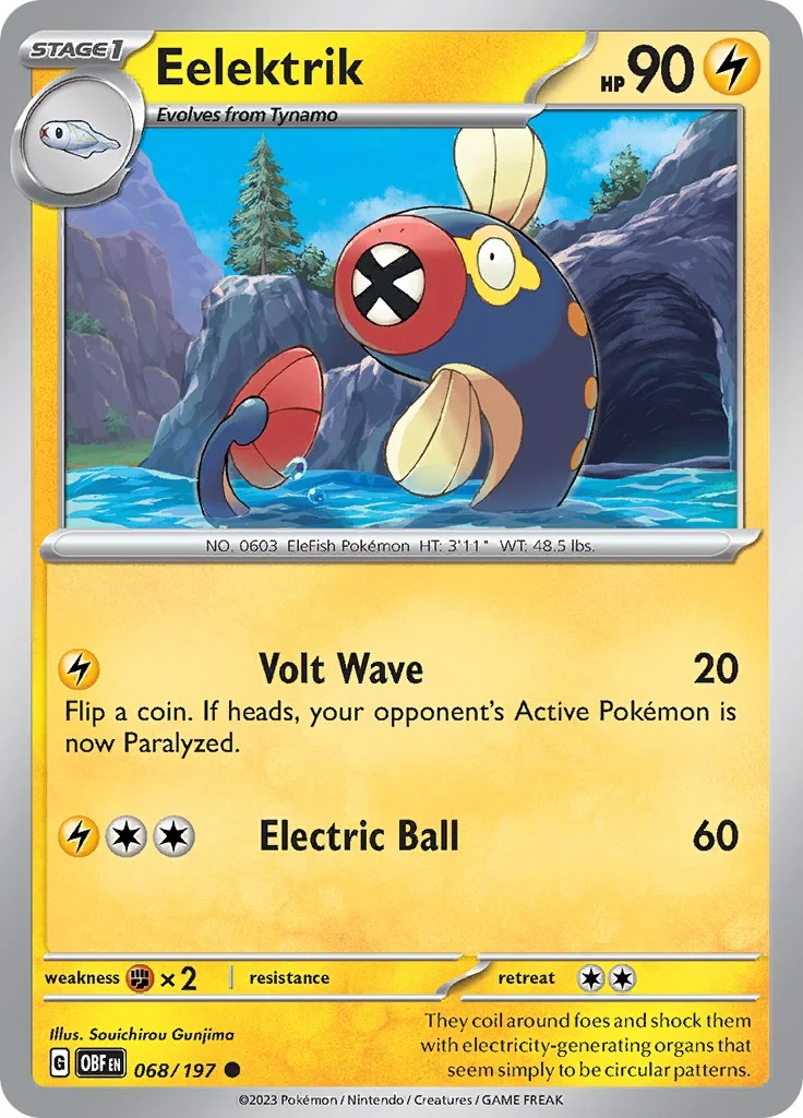 Eelektrik (068/197) (SV03: Obsidian Flames)