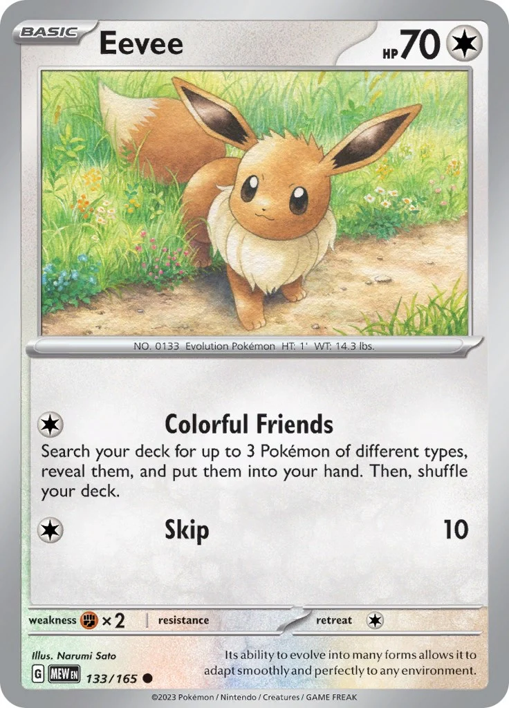 Eevee (133/165) (SV: Scarlet & Violet 151)