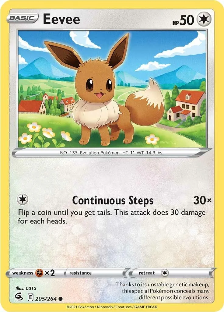 Eevee (205/264) (SWSH08: Fusion Strike)