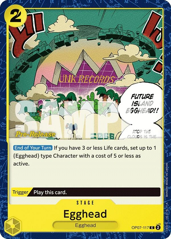 Egghead (OP07-117) (500 Years in the Future Pre-Release Cards)