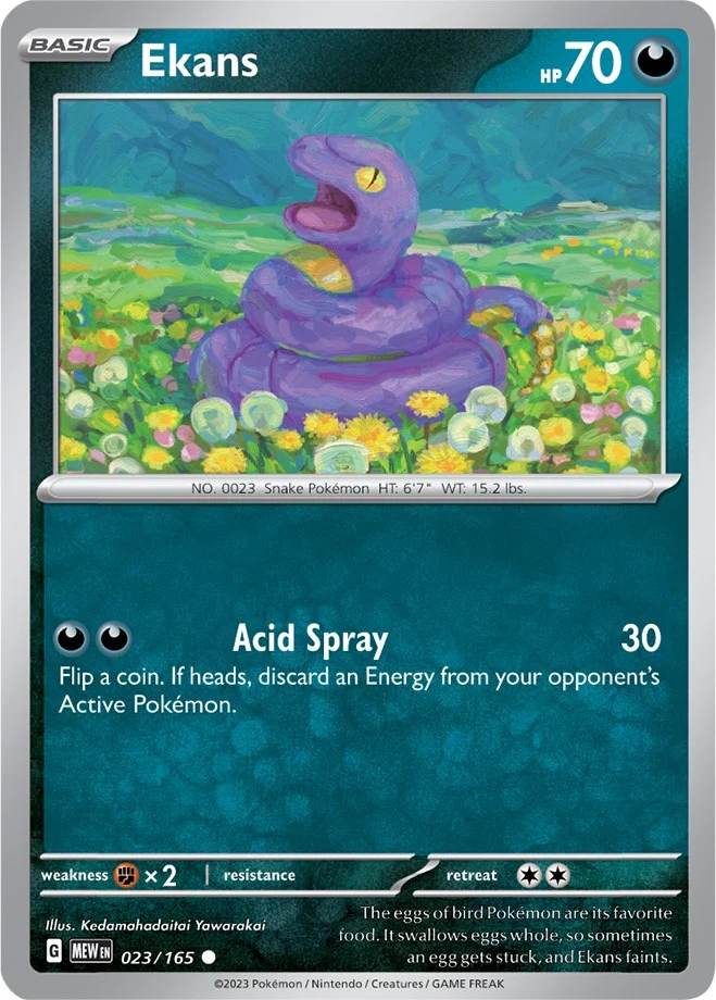 Ekans (023/165) (SV: Scarlet & Violet 151)