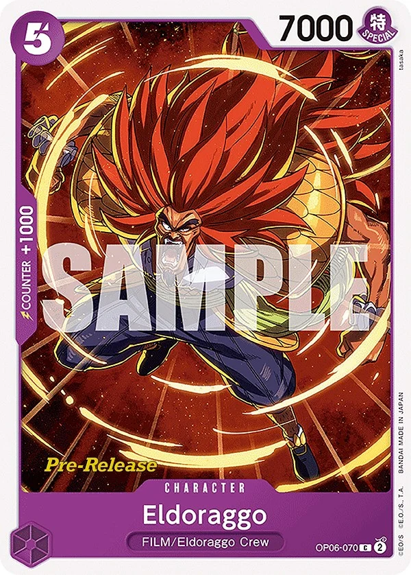 Eldoraggo (OP06-070) (Wings of the Captain Pre-Release Cards)
