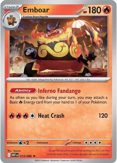 Emboar (013/086) (SV: White Flare)
