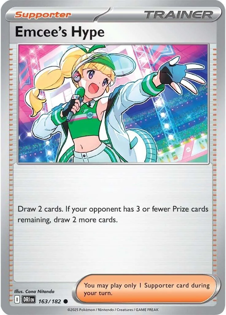 Emcee's Hype (163/182) (SV10: Destined Rivals)