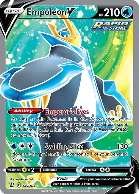 Empoleon V (Full Art) (145/163) (SWSH05: Battle Styles)