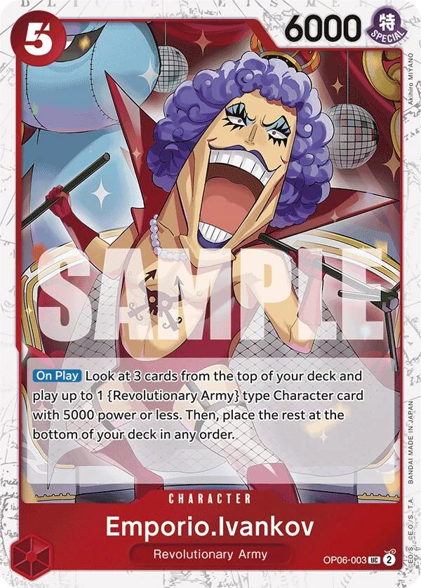 Emporio.Ivankov (Jolly Roger Foil) (OP06-003) (Premium Booster -The Best-)