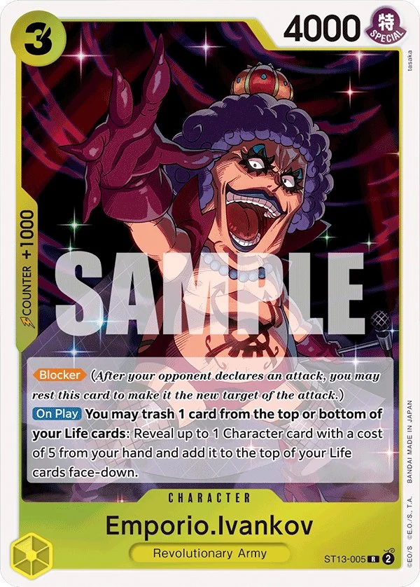 Emporio.Ivankov (ST13-005) (Ultra Deck: The Three Brothers)