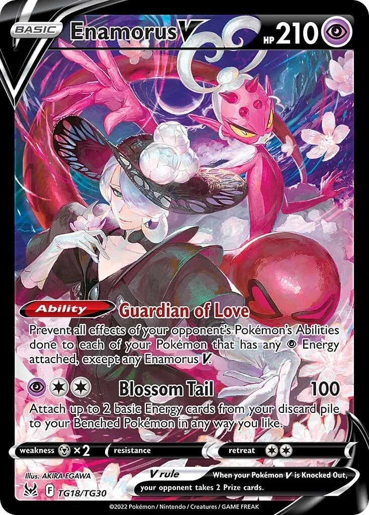 Enamorus V (TG18/TG30) (SWSH11: Lost Origin Trainer Gallery)