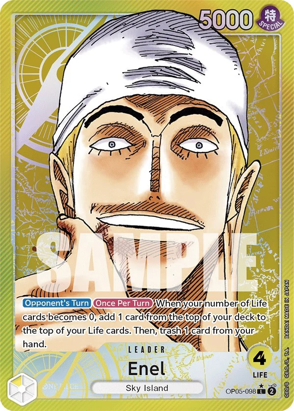 Enel (098) (Alternate Art) (OP05-098) (Awakening of the New Era)