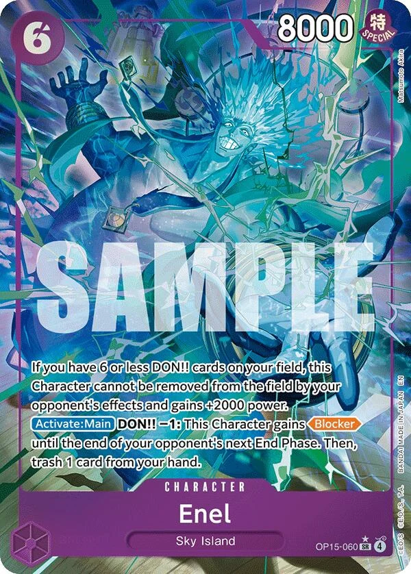 Enel (OP15-060) (Alternate Art) (OP15-060) (Adventure on Kami's Island)