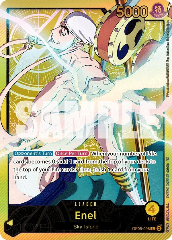 Enel (SP) (OP05-098) (Extra Booster: Anime 25th Collection)