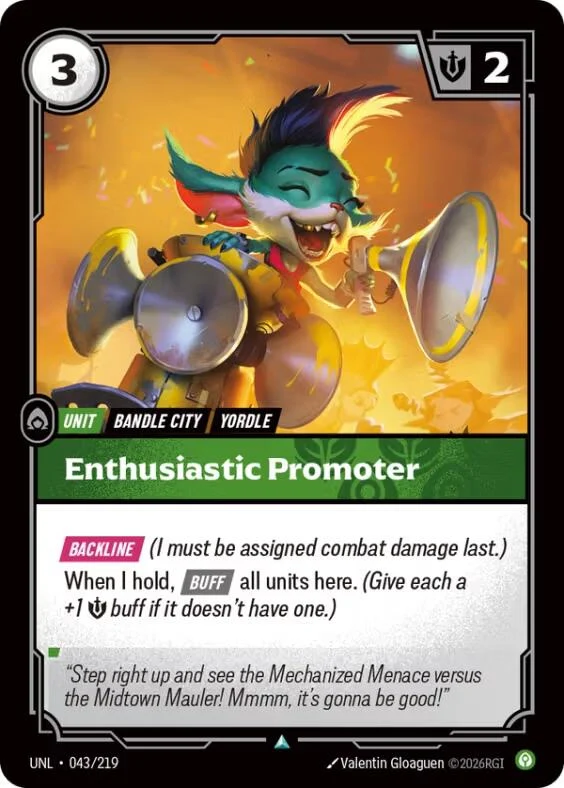 Enthusiastic Promoter (043/219) (Unleashed)