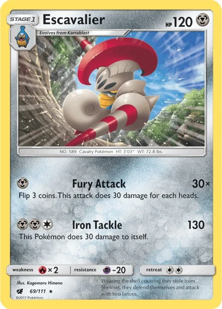 Escavalier (69/111) (SM - Crimson Invasion)