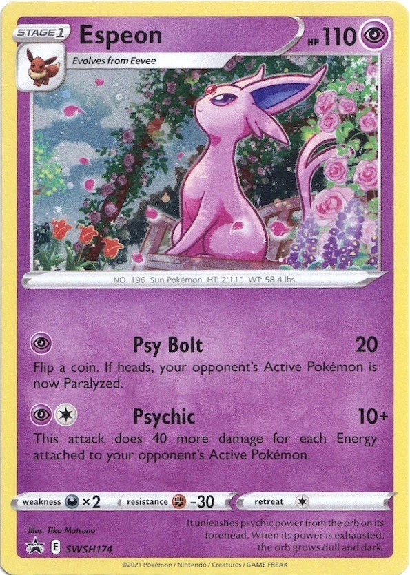 Espeon - SWSH174 (SWSH174) (SWSH: Sword & Shield Promo Cards)