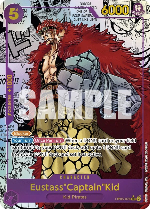 Eustass"Captain"Kid (Alternate Art) (Manga) (OP05-074) (Awakening of the New Era)