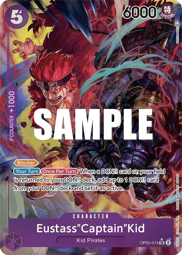 Eustass"Captain"Kid (Alternate Art) (OP05-074) (Awakening of the New Era)