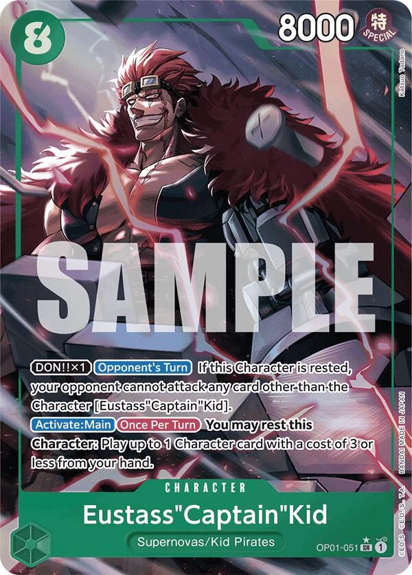 Eustass"Captain"Kid (OP01-051) (Alternate Art) (OP01-051) (Premium Booster -The Best-)