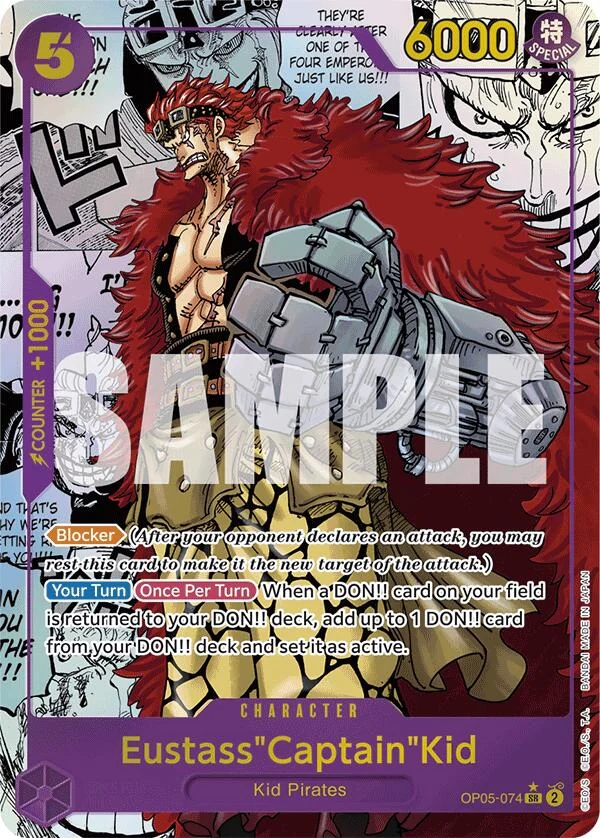 Eustass"Captain"Kid (OP05-074) (Manga) (OP05-074) (Premium Booster -The Best-)