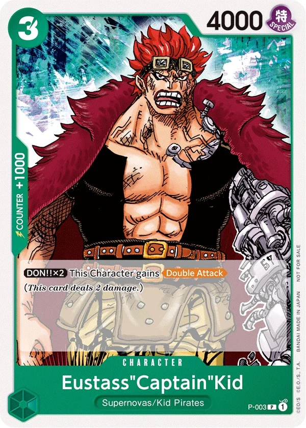 Eustass"Captain"Kid (Promotion Pack 2022) (P-003) (One Piece Promotion Cards)