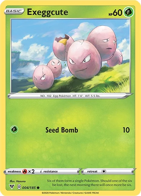 Exeggcute (004/185) (SWSH04: Vivid Voltage)