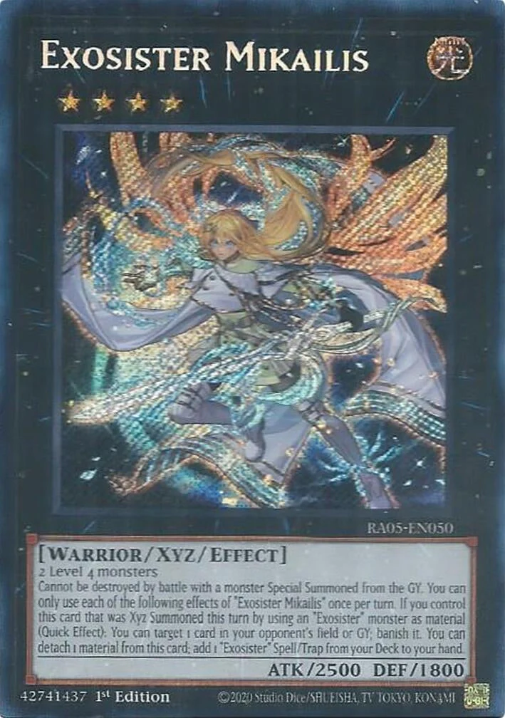 Exosister Mikailis (Secret Rare) (RA05-EN050) (Rarity Collection 5)