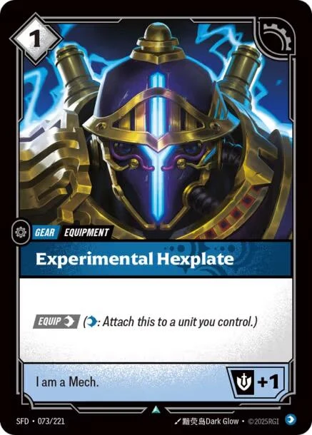 Experimental Hexplate (073/221) (Spiritforged)