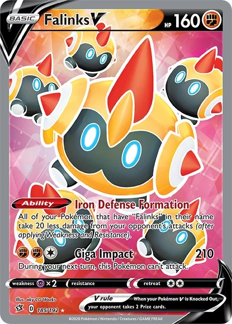 Falinks V (Full Art) (185/192) (SWSH02: Rebel Clash)