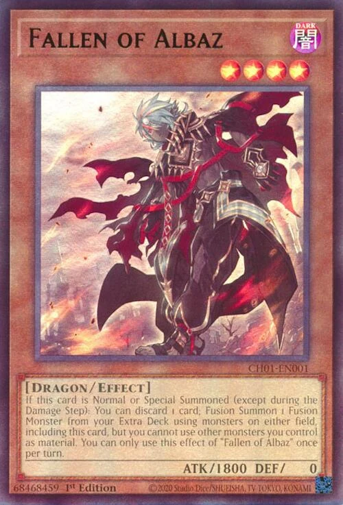 Fallen of Albaz (CH01-EN001) (THE CHRONICLES DECK: The Fallen & The Virtuous (All-Foil Edition))