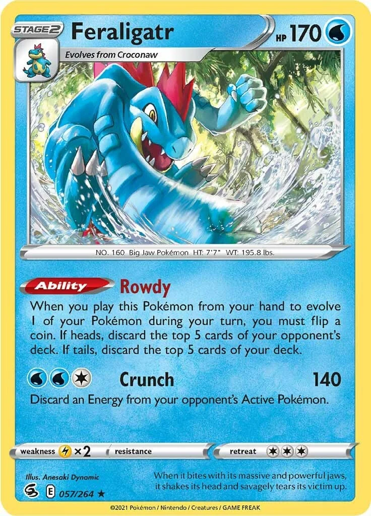 Feraligatr (057/264) (SWSH08: Fusion Strike)