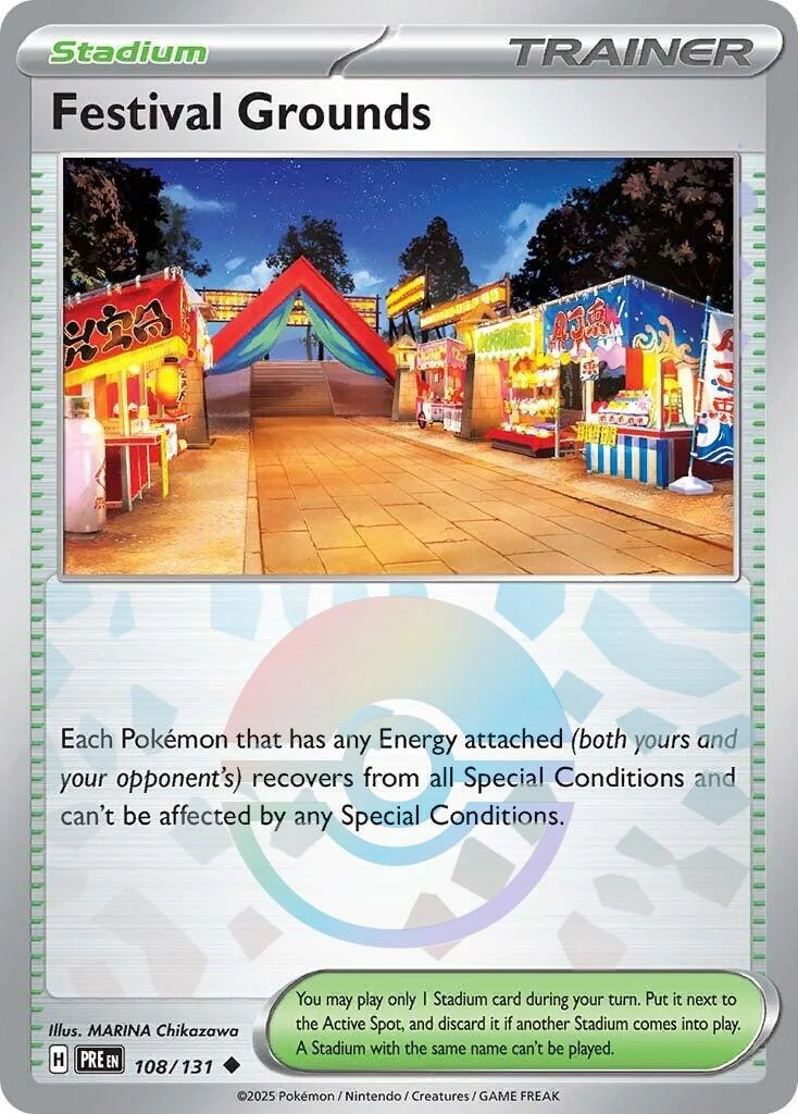 Festival Grounds (Poke Ball Pattern) (108/131) (SV: Prismatic Evolutions)