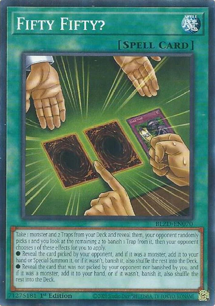 Fifty Fifty? (BLZD-EN070) (Blazing Dominion)