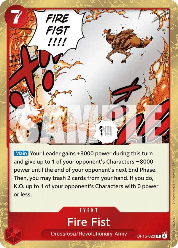 Fire Fist (OP15-020) (Adventure on Kami's Island)