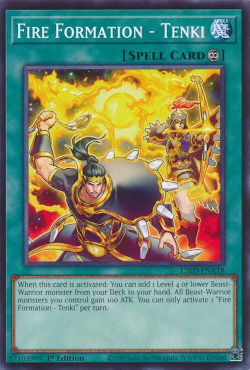 Fire Formation - Tenki (L26D-ENX18) (Legendary Modern Decks 2026)