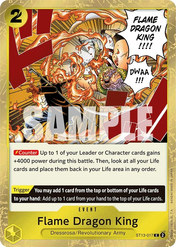 Flame Dragon King (ST13-017) (Ultra Deck: The Three Brothers)