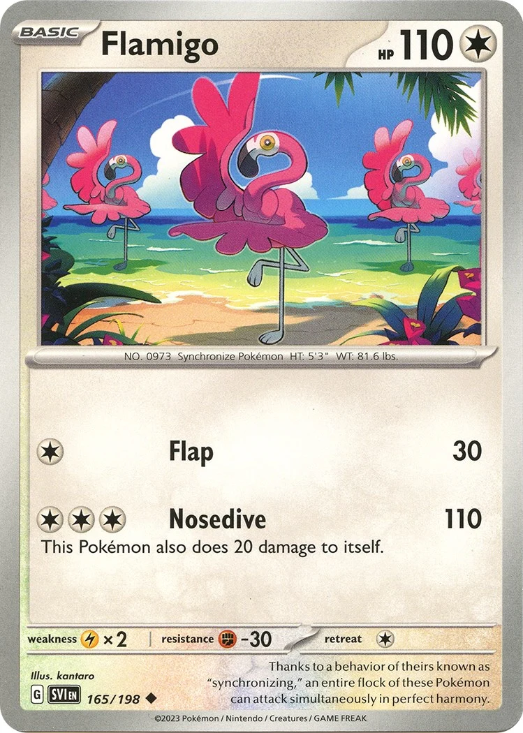 Flamigo (165/198) (SV01: Scarlet & Violet Base Set)
