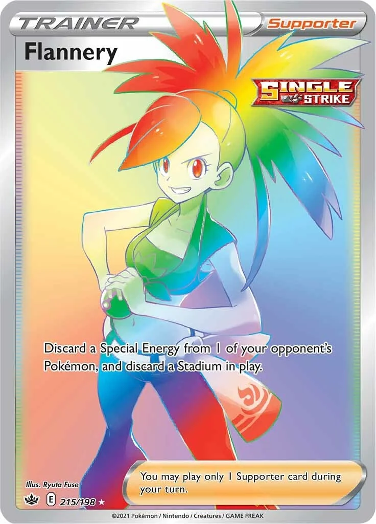 Flannery (Secret) (215/198) (SWSH06: Chilling Reign)