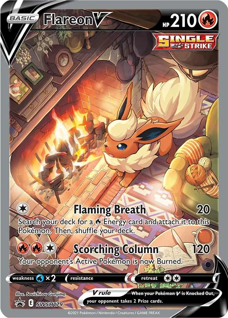 Flareon V - SWSH179 (SWSH179) (SWSH: Sword & Shield Promo Cards)
