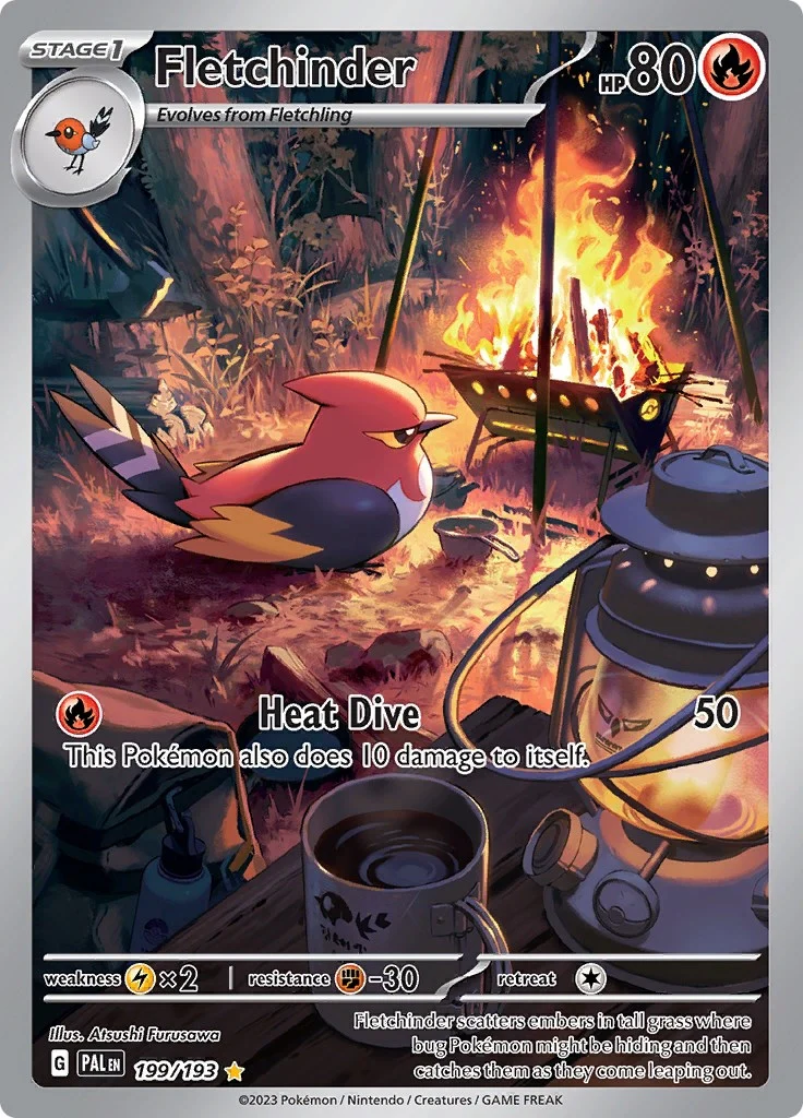 Fletchinder (199/193) (SV02: Paldea Evolved)