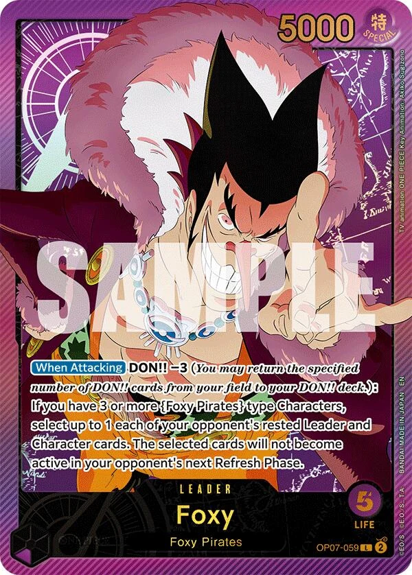 Foxy (SP) (OP07-059) (Extra Booster: Anime 25th Collection)