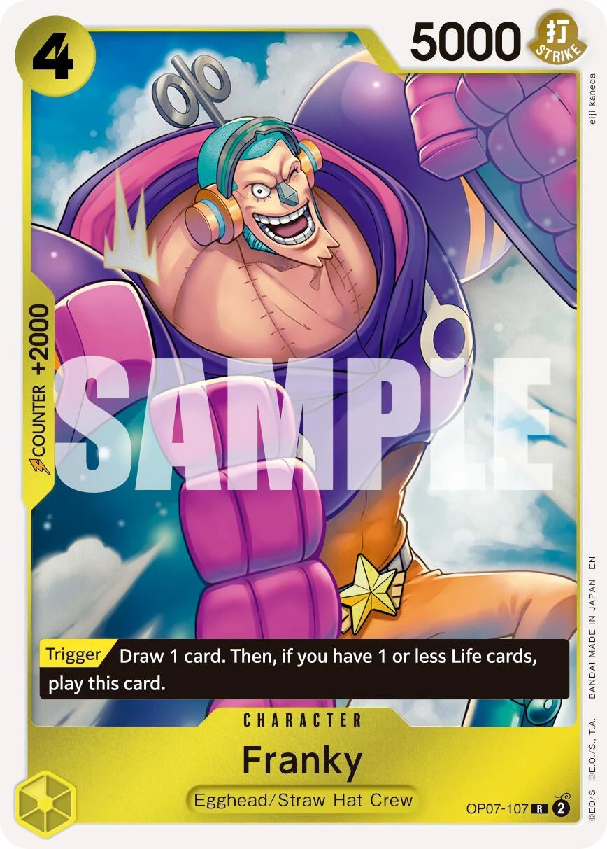 Franky - OP07-107 (Reprint) (OP07-107) (Premium Booster -The Best- Vol. 2)