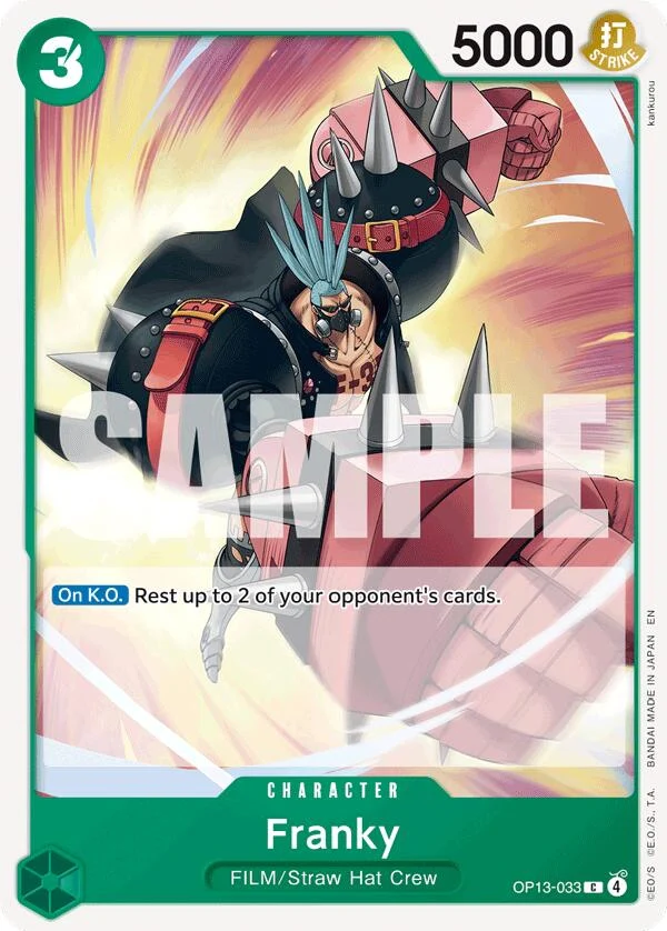 Franky (OP13-033) (Carrying On His Will)